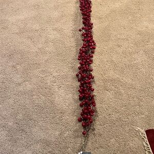 3 x Pottery Barn Festive Red  Garland